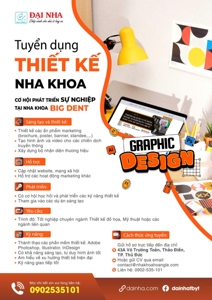 tuyển dụng thiết kế nha khoa